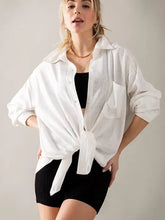 Load image into Gallery viewer, Oversized Linen Shirt