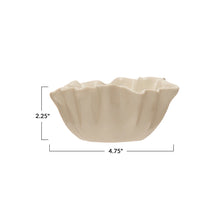 Load image into Gallery viewer, Stoneware Fluted Bowl | 2 Sizes