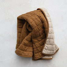 Load image into Gallery viewer, Cotton Quilted Reversible Baby Blanket