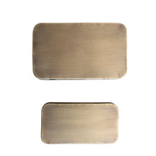 Load image into Gallery viewer, Antique Brass Boxes | Set of 2