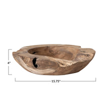 Load image into Gallery viewer, Teakwood Bowl