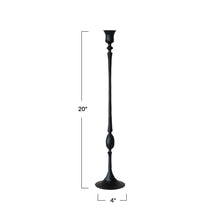 Load image into Gallery viewer, Hand-Forged Cast Iron Taper Holder | 3 Sizes