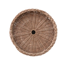 Load image into Gallery viewer, Rattan Pedestal w/Braided Rim