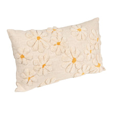Load image into Gallery viewer, Tufted Flowers Lumbar Pillow