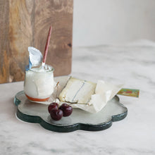 Load image into Gallery viewer, Pressed Glass Scalloped Serving Board