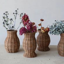 Load image into Gallery viewer, Rattan Vase w/Removable Insert | 4 Styles