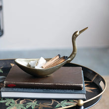 Load image into Gallery viewer, Antique Cast Bird Bowl