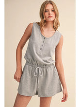 Load image into Gallery viewer, Striped Cotton Romper