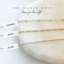 Load image into Gallery viewer, Gold CZ Fish Pendant Necklace
