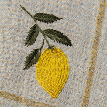 Load image into Gallery viewer, Hand Stitched Kitchen Towel | Lemon