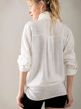 Load image into Gallery viewer, Oversized Linen Shirt