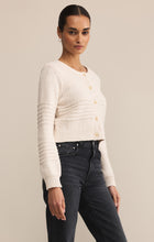Load image into Gallery viewer, Between the Lines Cardigan | Crystal