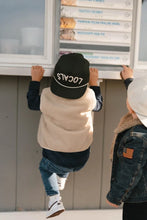 Load image into Gallery viewer, Children's Snapback Hat | Upside Down Locals | Navy