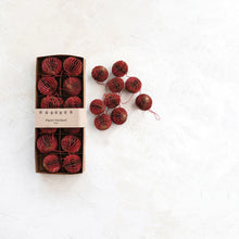 Load image into Gallery viewer, Honeycomb Ball Garland | Burgundy