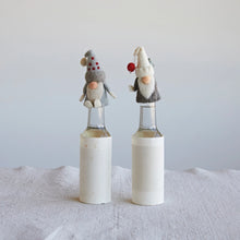 Load image into Gallery viewer, Handmade Gnome Bottle Topper | 2 Styles
