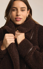 Load image into Gallery viewer, Ari Sherpa Coat | Dark Chocolate
