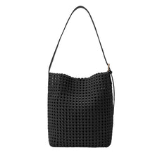 Load image into Gallery viewer, Celine Hand-Woven Tote | Black