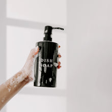Load image into Gallery viewer, Stoneware Dish Soap Dispenser | Black