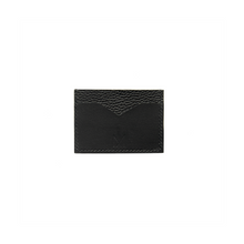 Load image into Gallery viewer, Slim Card Holder in Pebbled Black