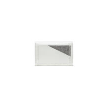Load image into Gallery viewer, Geo Card Holder in White + Light Gray