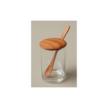 Load image into Gallery viewer, Glass Jar with Teak Lid & Spoon | 3 Sizes