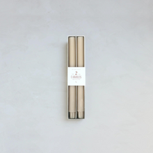 Load image into Gallery viewer, 10" Ribbed Taper Candles | Parchment
