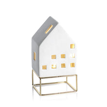 Load image into Gallery viewer, LED Ceramic House w/ Base | 3 Sizes