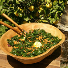 Load image into Gallery viewer, Kiln Mango Wood Curved Bowl