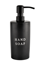 Load image into Gallery viewer, Stoneware Hand Soap Dispenser | Black