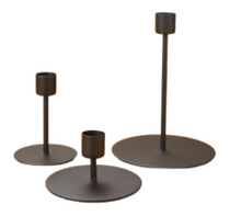 Load image into Gallery viewer, Black Taper Candle Holder | 3 Sizes