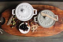 Load image into Gallery viewer, Stoneware Brie Baker + Spreader