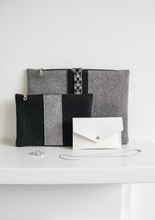 Load image into Gallery viewer, Geo Card Holder in White + Light Gray