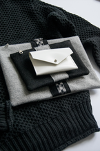 Load image into Gallery viewer, Geo Card Holder in White + Light Gray