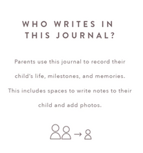 Load image into Gallery viewer, Childhood History Journal | Pepper Black