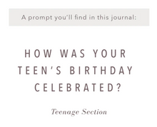 Load image into Gallery viewer, Childhood History Journal | Sand