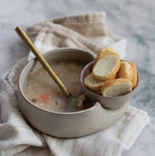 Load image into Gallery viewer, Stoneware Cracker + Soup Bowl