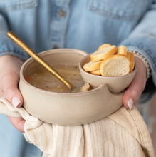 Load image into Gallery viewer, Stoneware Cracker + Soup Bowl