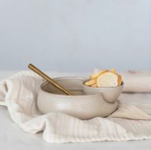 Load image into Gallery viewer, Stoneware Cracker + Soup Bowl