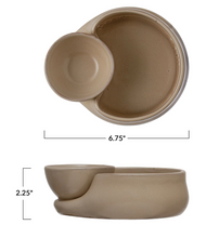 Load image into Gallery viewer, Stoneware Cracker + Soup Bowl