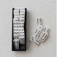 Load image into Gallery viewer, Handmade Alabaster Dominoes