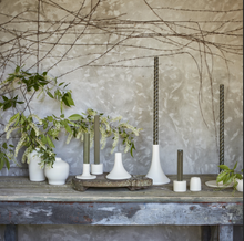 Load image into Gallery viewer, 10" Ribbed Taper Candles | Moss