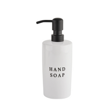 Load image into Gallery viewer, Stoneware Hand Soap Dispenser | White