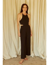 Load image into Gallery viewer, Halter Neck Cut-Out Jumpsuit