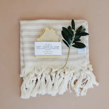 Load image into Gallery viewer, Turkish Hand Towel | Willow Stripe
