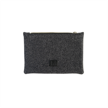 Load image into Gallery viewer, Small Wool Pouch in Gray