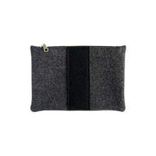 Load image into Gallery viewer, Small Wool Pouch in Gray