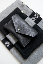 Load image into Gallery viewer, Geo Card Holder in Black + Light Gray