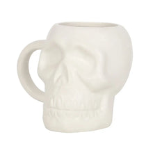 Load image into Gallery viewer, Halloween Skull Mug | White
