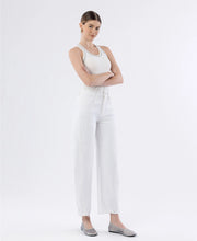 Load image into Gallery viewer, Optic White Panel Barrel Jean
