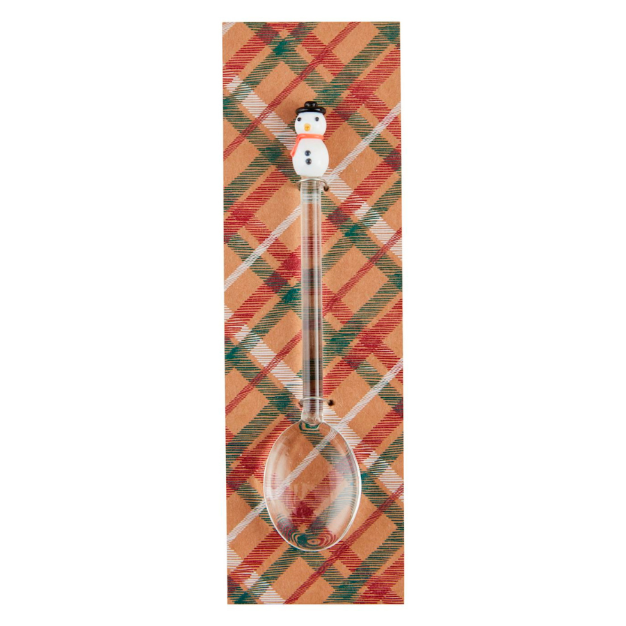 Glass Icon Spoon | Snowman